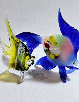 sklenené ryby 2ks Murano