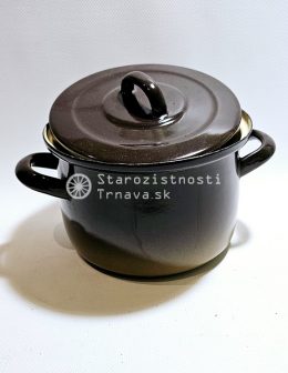 smaltovaný hrniec