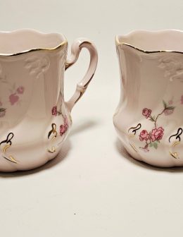 ružový porcelán hrnčeky Chodov