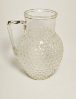 sklenený džbán Hobnail