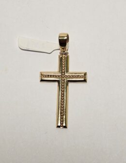 14k zlatý krížik 2,95g