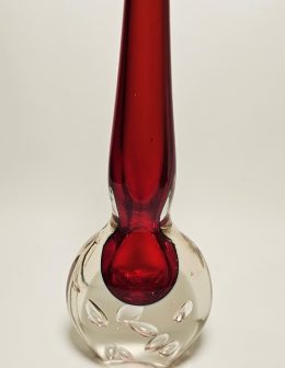 váza Sommerso solifleur Murano