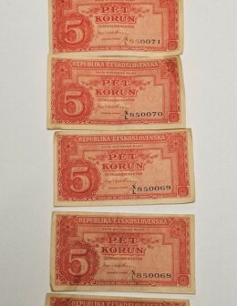 ČSR 5 korún 1945