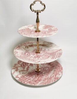 etažér Anglický porcelán