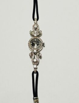 Art Deco diamantové hodinky 1,30ct